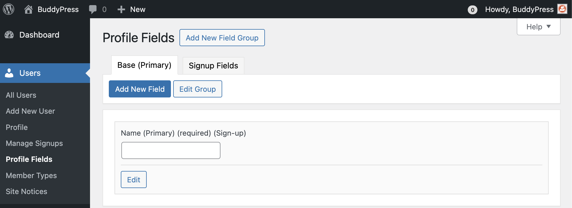 xProfile management main page