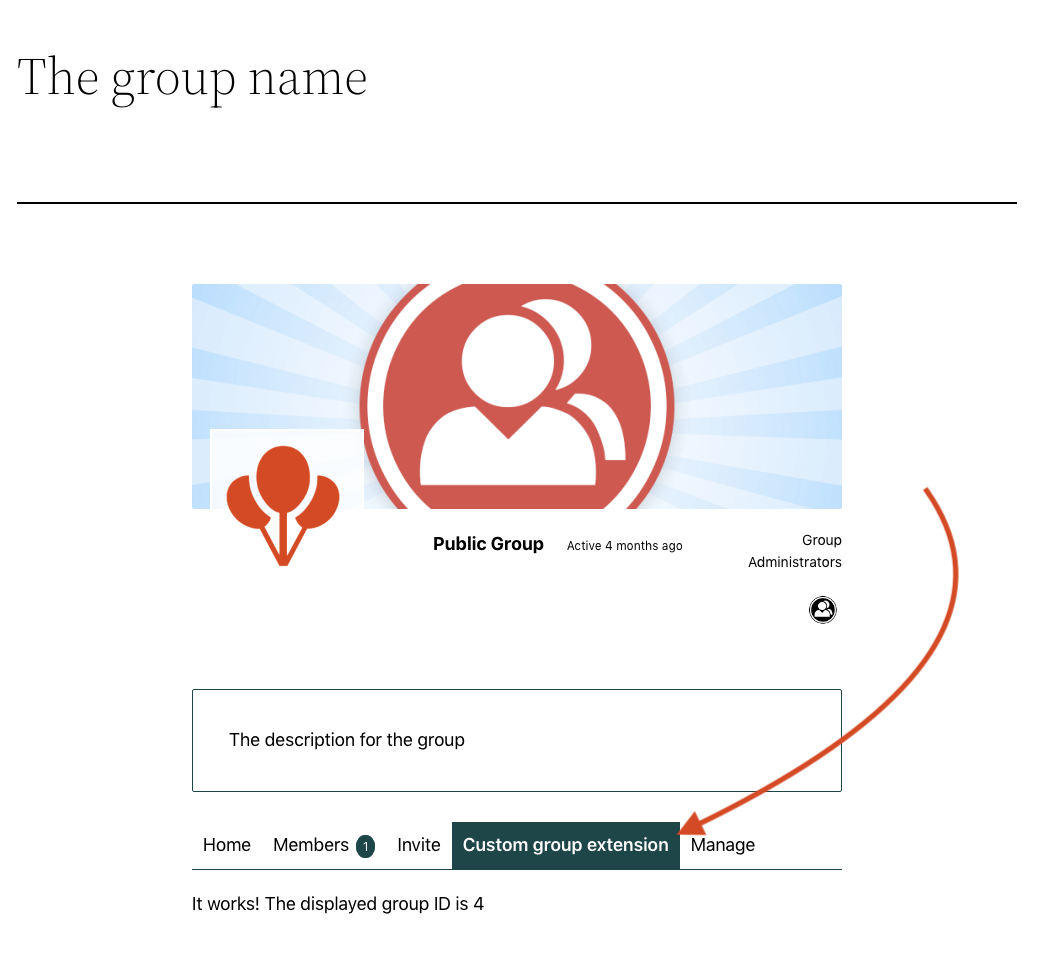 Basic group extension